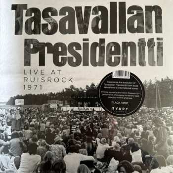 2LP Tasavallan Presidentti: Live At Ruisrock 1971