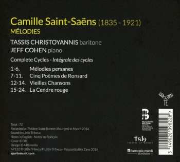 CD Camille Saint-Saëns: Mélodie 
