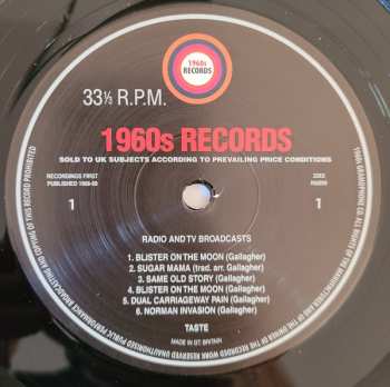 LP Taste: Radio And TV Broadcasts