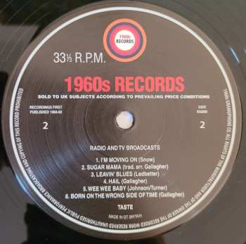 LP Taste: Radio And TV Broadcasts