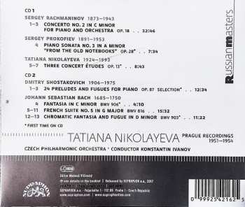 2CD Tatiana Nikolayeva: Prague Recordings