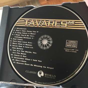 CD Tavares: Live Greatest Hits