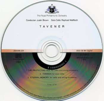 CD John Tavener: The Protecting Veil / Thrinos / Eternal Memory