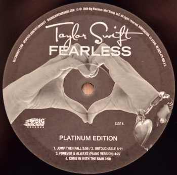 2LP Taylor Swift: Fearless (Platinum Edition)