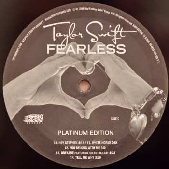 2LP Taylor Swift: Fearless (Platinum Edition)