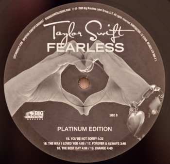 2LP Taylor Swift: Fearless (Platinum Edition)
