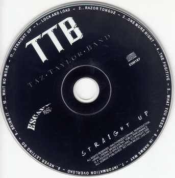 CD Taz Taylor Band: Straight Up