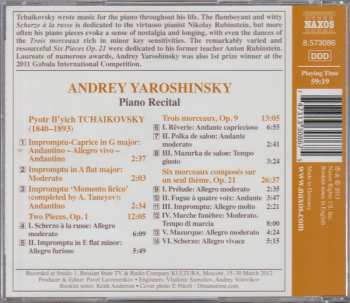 CD Pyotr Ilyich Tchaikovsky: Piano Recital