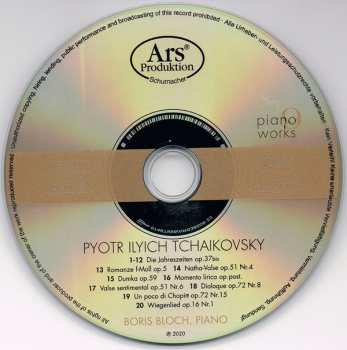 CD Pyotr Ilyich Tchaikovsky: Piano Works 9 (»Die Jahreszeiten«)