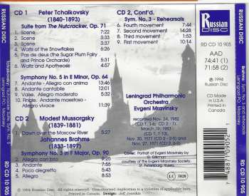 2CD Pyotr Ilyich Tchaikovsky: Symphony No. 5 • Nutcracker Suite / Symphony No. 3 • Rehearsals / Dawn Over The Moscow River