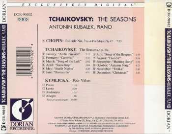 CD Pyotr Ilyich Tchaikovsky: The Seasons, Op. 37a / Ballade No. 3 In A-Flat Major, Op. 47 / Four Valses