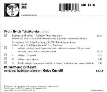 CD Pyotr Ilyich Tchaikovsky: Romeo And Juliet. Symphony No.6 "Pathétique"