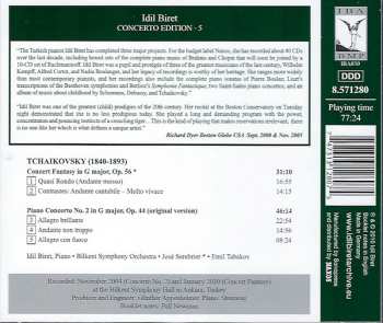CD Pyotr Ilyich Tchaikovsky: Concert Fantasy - Piano Concerto No. 2