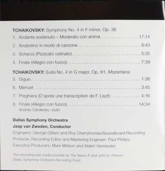CD Pyotr Ilyich Tchaikovsky: Symphony No. 4 / Suite No. 4 'Mozartiana'
