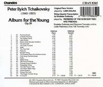 CD Pyotr Ilyich Tchaikovsky: Album for the Young, Op. 39