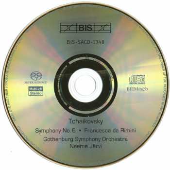 SACD Pyotr Ilyich Tchaikovsky: Symphony No. 6, 'Pathétique' / Francesca Da Rimini