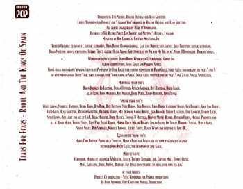 CD Tears For Fears: Raoul And The Kings Of Spain
