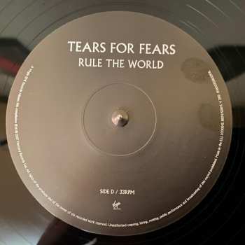 2LP Tears For Fears: Rule The World