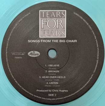 LP Tears For Fears: Songs From The Big Chair CLR | LTD