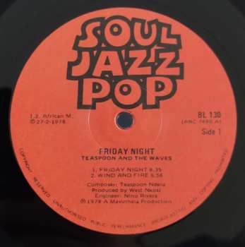 LP Teaspoon Ndelu: Teaspoon & The Waves