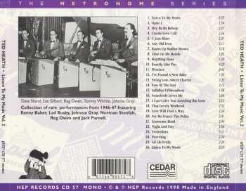 CD Ted Heath And His Music: Listen To My Music Vol.2