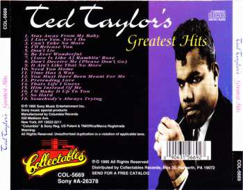 CD Ted Taylor: Ted Taylor's Greatest Hits