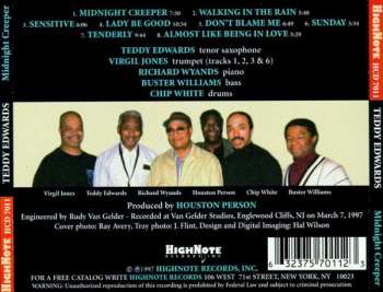 CD Teddy Edwards: Midnight Creeper