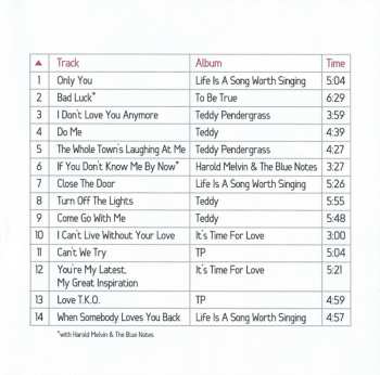 CD Teddy Pendergrass: Playlist: The Very Best Of Teddy Pendergrass