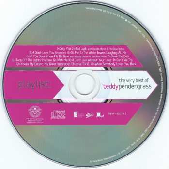 CD Teddy Pendergrass: Playlist: The Very Best Of Teddy Pendergrass