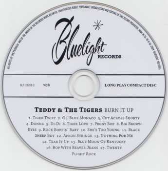 CD Teddy & The Tigers: Burn It Up