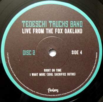 3LP Tedeschi Trucks Band: Live From The Fox Oakland