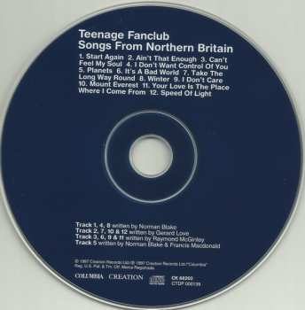 CD Teenage Fanclub: Songs From Northern Britain