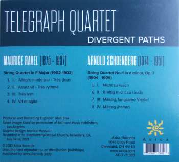 CD Arnold Schoenberg: Divergent Paths