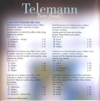 CD Georg Philipp Telemann: Tutti Flauti !