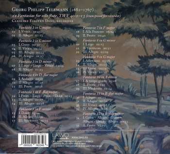 CD Georg Philipp Telemann: 12 Solo Fantasias 
