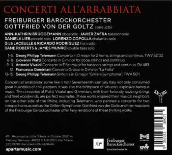 CD Antonio Vivaldi: Concerti All'arrabbiata