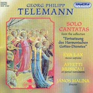 Album Telemann / Malina / Lax: 6 Solo Cantatas