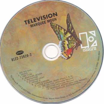 CD Television: Marquee Moon