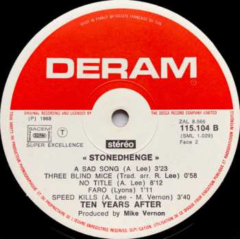 LP Ten Years After: Stonedhenge
