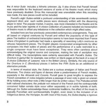 CD Henry Purcell: Suites and Transcriptions for Harpsichord