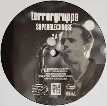 2LP/2CD/DVD/Doos Terrorgruppe: Superblechdose LTD