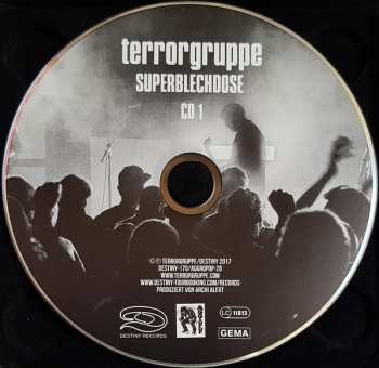 2LP/2CD/DVD/Doos Terrorgruppe: Superblechdose LTD