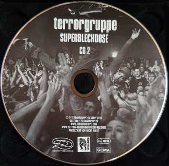 2LP/2CD/DVD/Doos Terrorgruppe: Superblechdose LTD