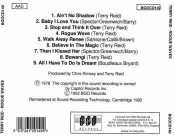 CD Terry Reid: Rogue Waves