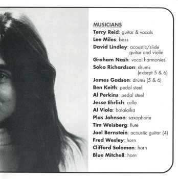 CD Terry Reid: Seed Of Memory
