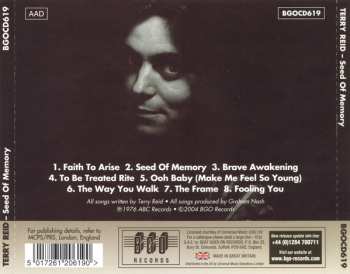 CD Terry Reid: Seed Of Memory