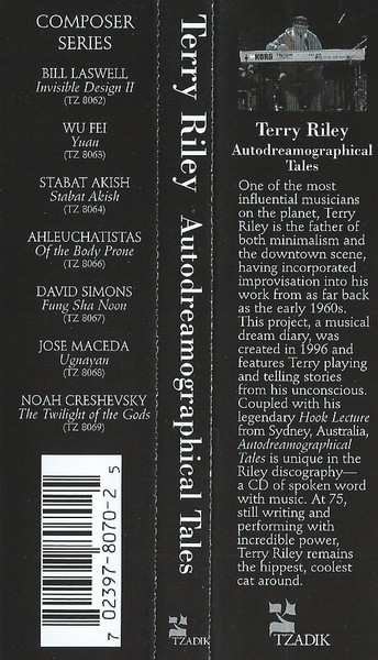 CD Terry Riley: Autodreamographical Tales