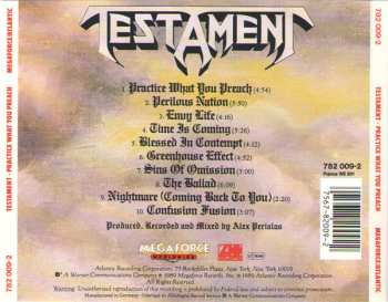 CD Testament: Practice What You Preach