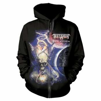 Merch Testament: Hoodie Met Rits Titans Of Creation Europe 2020 Tour