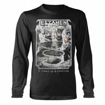 Merch Testament: T-shirt Met Lange Mouwen Titans Of Creation (grey) Europe 2020 Tour